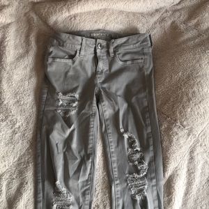 American Eagle ripped jeans